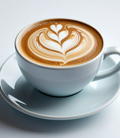 Cappuccino with soy milk